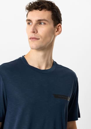 B34W10005 Erkek Lacivert Regular T-shirt - 3