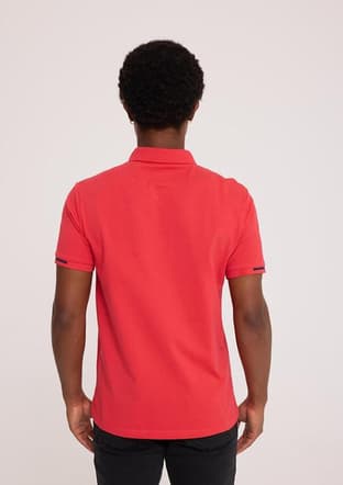 Tc4615 Erkek Kırmızı Polo Yaka T-shirt - 2