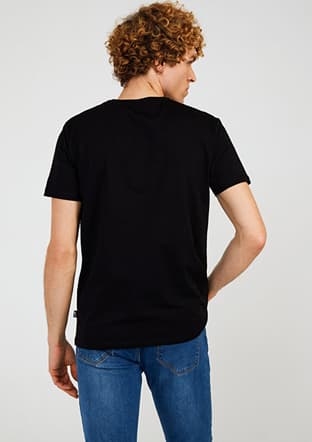 Tc4603 Erkek Siyah Basic T-shirt - 2