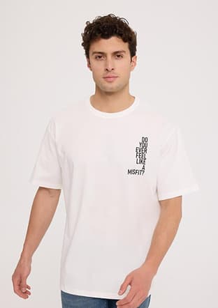 Tc9020 Erkek Beyaz T-shirt - 1