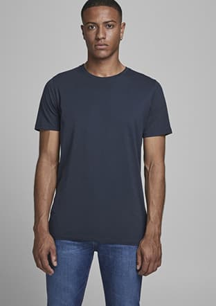 12156101 Erkek Çok Renkli Basic T-shirt - 1
