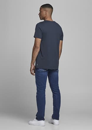12156101 Erkek Çok Renkli Basic T-shirt - 2