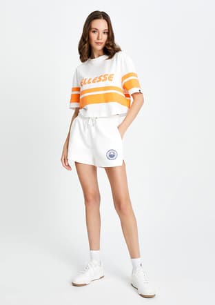 Ef137 Kadın Beyaz Baskılı T-shirt - 1