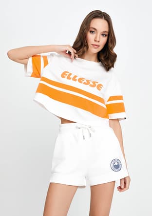 Ef137 Kadın Beyaz Baskılı T-shirt - 3
