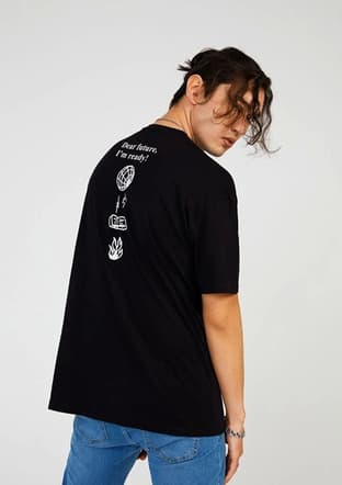 Tc9012 Erkek Siyah T-shirt - 2