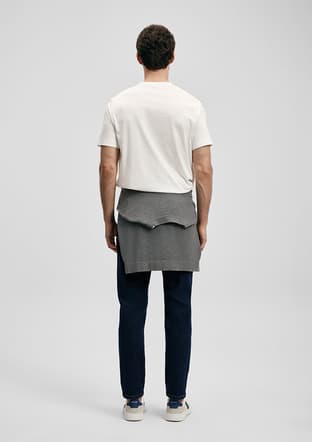 111020321 Erkek Beyaz Baskılı T-shirt - 2