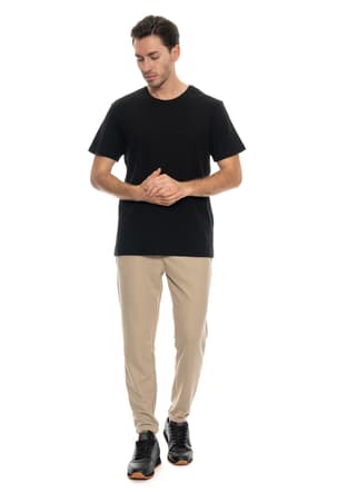 24Yjeeo04000 Erkek Siyah Bisiklet Yaka T-shirt - 1
