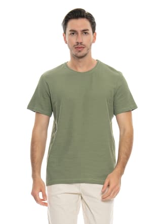 24Yjeeo04000 Erkek Yeşil Bisiklet Yaka T-shirt - 2