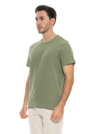 24Yjeeo04000 Erkek Yeşil Bisiklet Yaka T-shirt - 3
