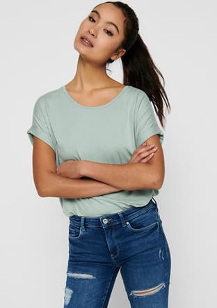 15106662 Kadın Bisiklet Yaka T-Shirt - 3