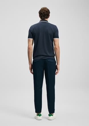 111040236 Erkek Lacivert Polo Yaka T-shirt - 2