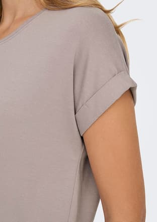 15106662 Kadın Çok Renkli Bisiklet Yaka T-shirt - 3