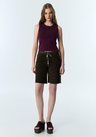 Ts1260070140 Kadın Mor Basic T-shirt - 2