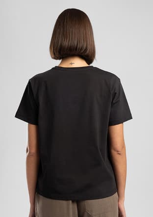 262 Lcf 242014 Kadın Siyah O Yaka T-shirt - 2