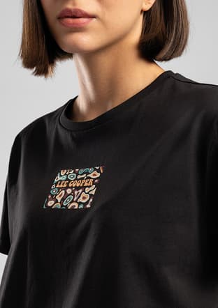 262 Lcf 242014 Kadın Siyah O Yaka T-shirt - 3
