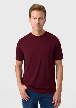 Bts1007300000 Erkek Bordo Bisiklet Yaka T-shirt - 3