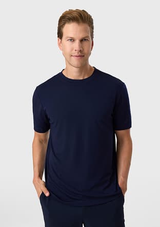 Bts1007300000 Erkek Lacivert Bisiklet Yaka T-shirt - 3