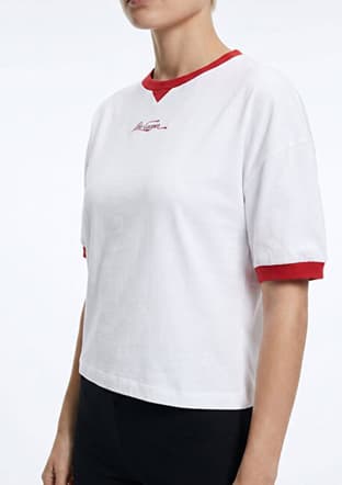 262 Lcf 242010 Kadın Beyaz O Yaka T-shirt - 3