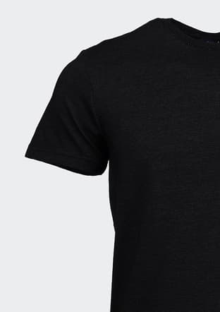 23Yceeo04518 Erkek Siyah Bisiklet Yaka T-shirt - 3