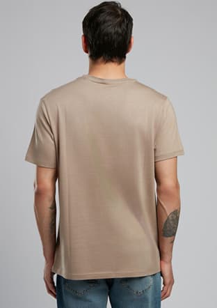 252 Lcm 242021 Erkek Bej O Yaka T-shirt - 2