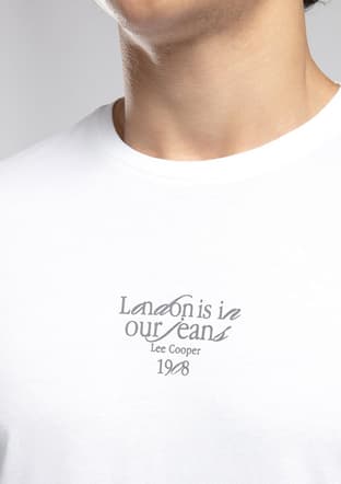 252 Lcm 242021 Erkek Beyaz O Yaka T-shirt - 3