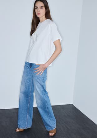 Is1260070248 Kadın Beyaz Basic T-shirt - 2