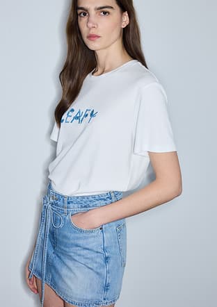 Is1260070175 Kadın Beyaz Basic T-shirt - 3