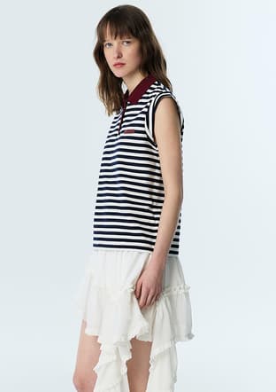 Ts1260070251 Kadın Lacivert Basic T-shirt - 3