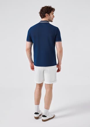 6Sm5051 Erkek Çok Renkli Polo Yaka T-shirt - 2