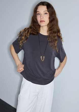 Is1260070242 Kadın Kahverengi Basic T-shirt - 1