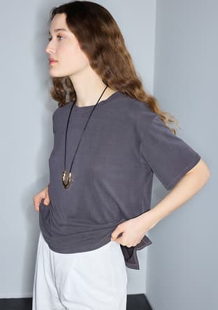 Is1260070242 Kadın Kahverengi Basic T-shirt - 3