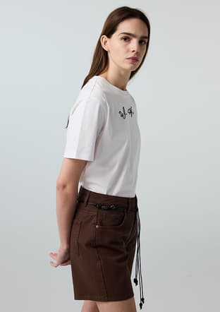 Is1260070245 Kadın Beyaz Basic T-shirt - 3