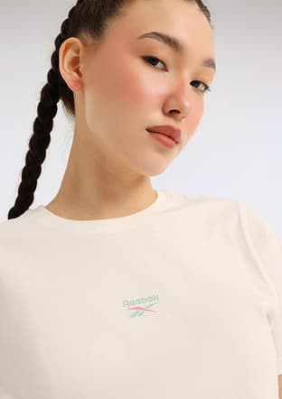 A10220405307010 Kadın Beyaz Kısa Kol T-shirt - 3