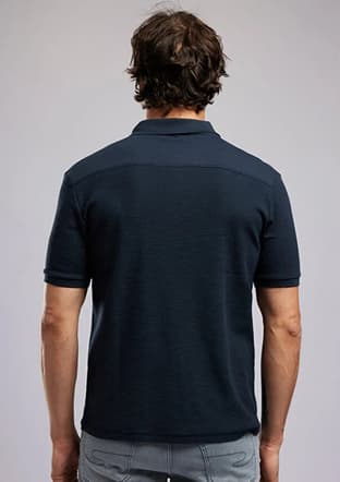 262 Lcm 242040 Erkek Lacivert Polo Yaka T-shirt - 3