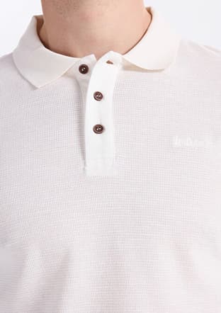 262 Lcm 242040 Erkek Beyaz Polo Yaka T-shirt - 3