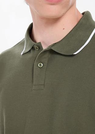 262 Lcm 242024 Erkek Yeşil Polo Yaka T-shirt - 3