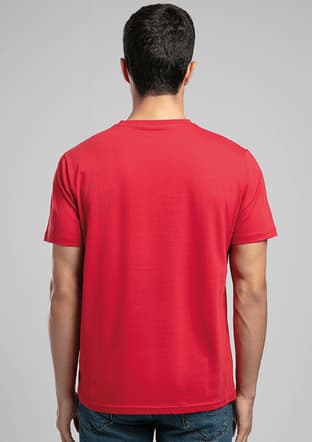 262 Lcm 242008 Erkek Kırmızı O Yaka T-shirt - 2