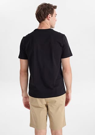 262 Lcm 242008 Erkek Siyah O Yaka T-shirt - 2
