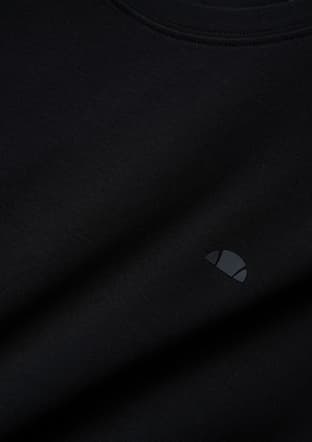 6Sm5066 Erkek Siyah Uzun Kol T-shirt - 3