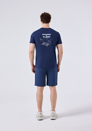 6Sm5065 Erkek Çok Renkli Baskılı T-shirt - 2