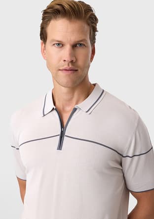 B35S40021 Erkek Gri Triko T-shirt - 3