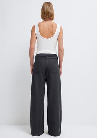 M1012603-A3036 Kadın Mavi Jean Pantolon - 2