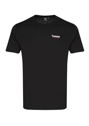 912375-2001 Erkek Siyah Baskılı T-shirt - 1