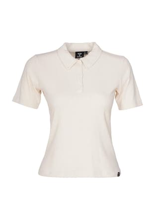 912342-9157 Kadın Beyaz Baskılı T-shirt - 1