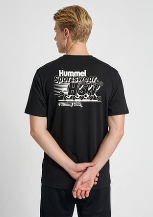 912365-2001 Erkek Siyah Baskılı T-shirt - 2