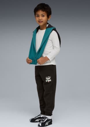 69192001 Unisex Çocuk Siyah Eşofman - 1