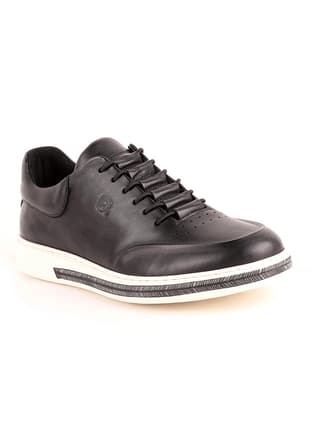 H1047 Ea Eva Antik Erkek Siyah Casual Ayakkabı - 1