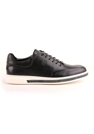 H1047 Ea Eva Antik Erkek Siyah Casual Ayakkabı - 2