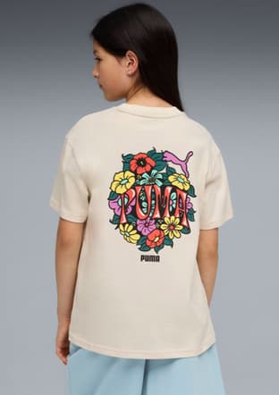 69172987 Kız Çocuk Beyaz Baskılı T-shirt - 2
