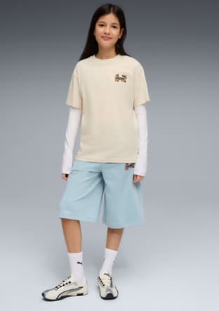 69172987 Kız Çocuk Beyaz Baskılı T-shirt - 3